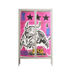 The Ringmaster - Cabinet - Caitlin Flood-Molyneux - Pebble - Clear glass