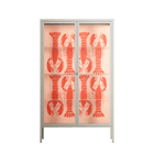 Lobsters - Cabinet - Lydia Greaves - Pebble - Clear glass