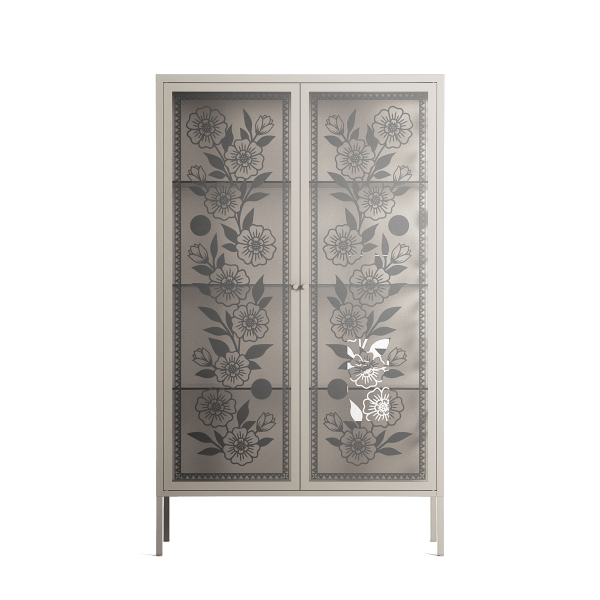 Barbed Bloom - Cabinet - Daphna Sebbane - Pebble - Overlay Glass