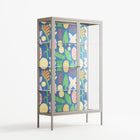 Shapes Blue - Cabinet - Lydia Greaves - Pebble - Clear glass