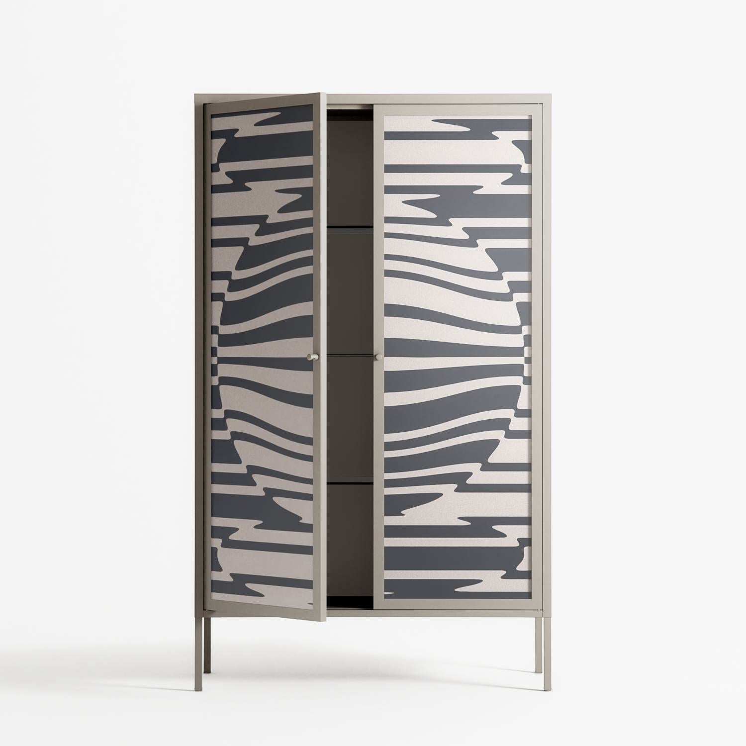 Wave Lens - Cabinet - Oluwaseyi Samuel Adebayo - Pebble - Overlay Glass