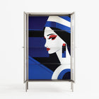 Beyond The Veil Of Consciousness - Cabinet - Mathilda Kienast - Pebble - Clear glass