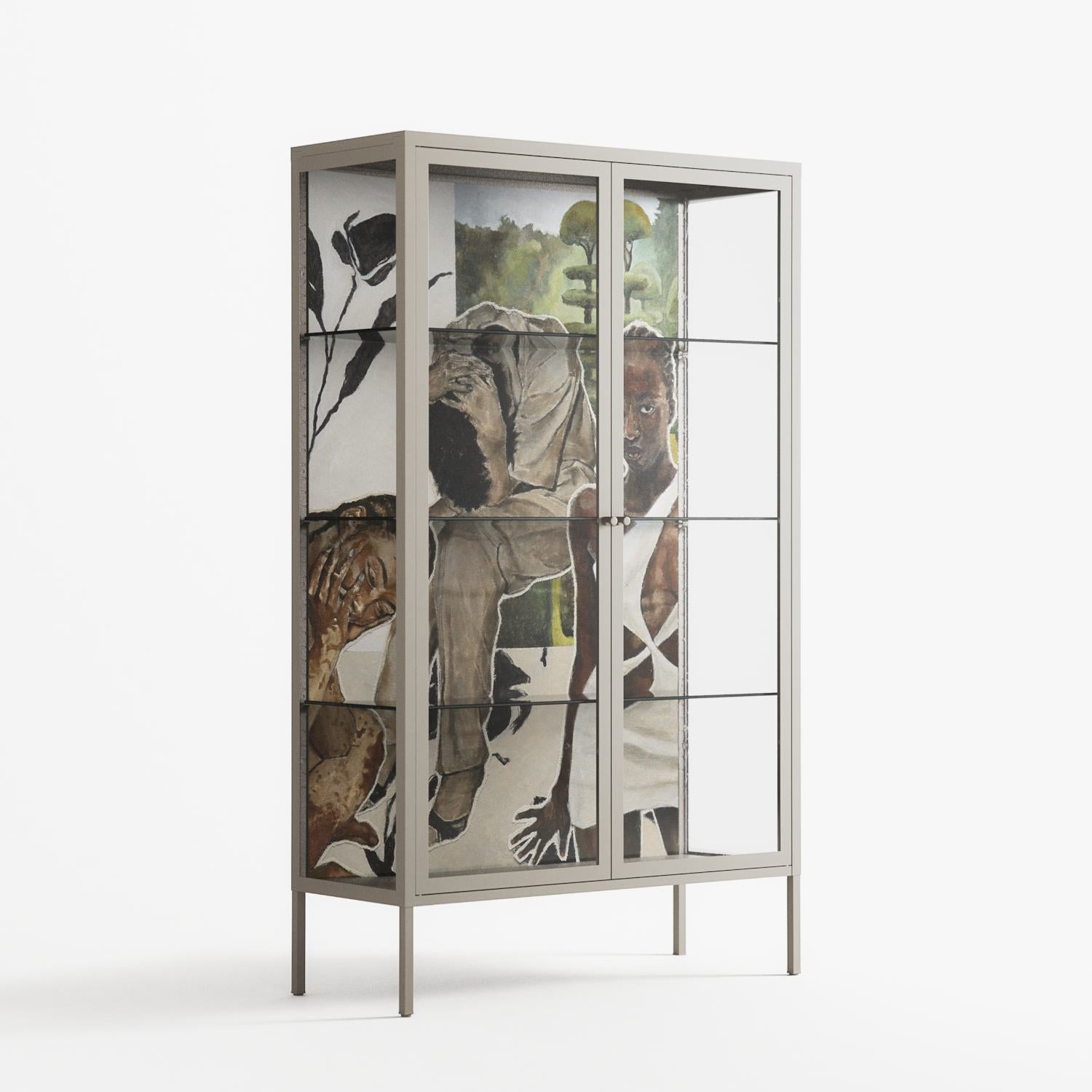 As The Rain Falls - Cabinet - Sophie Goudman-Peachey - Pebble - Clear glass