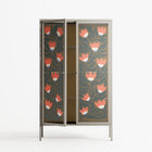 Blooming Folk Garden - Cabinet - Sandra Hutter - Pebble - Overlay Glass