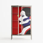 Unseen In Plain Sight - Cabinet - Mathilda Kienast - Pebble - Clear glass