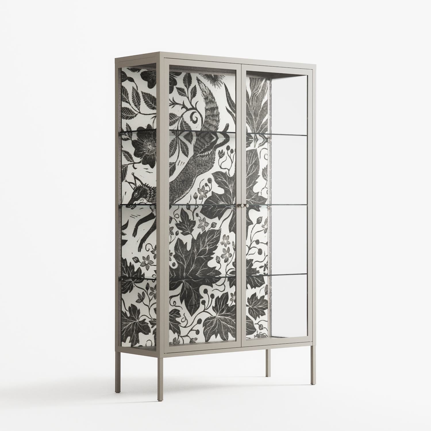 Ode to Summer 4 - Cabinet - Diana Catchpole - Pebble - Clear glass