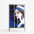 Beyond The Veil Of Consciousness - Cabinet - Mathilda Kienast - Pebble - Clear glass
