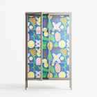 Shapes Blue - Cabinet - Lydia Greaves - Pebble - Clear glass
