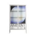 Ambient - Cabinet - Alexander Khabbazi - Chalk - Clear glass