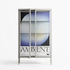 Ambient - Cabinet - Alexander Khabbazi - Chalk - Clear glass
