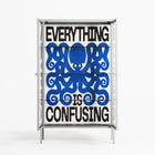 Everything is Confusing - Cabinet - Alexander Khabbazi - Chalk - Clear glass