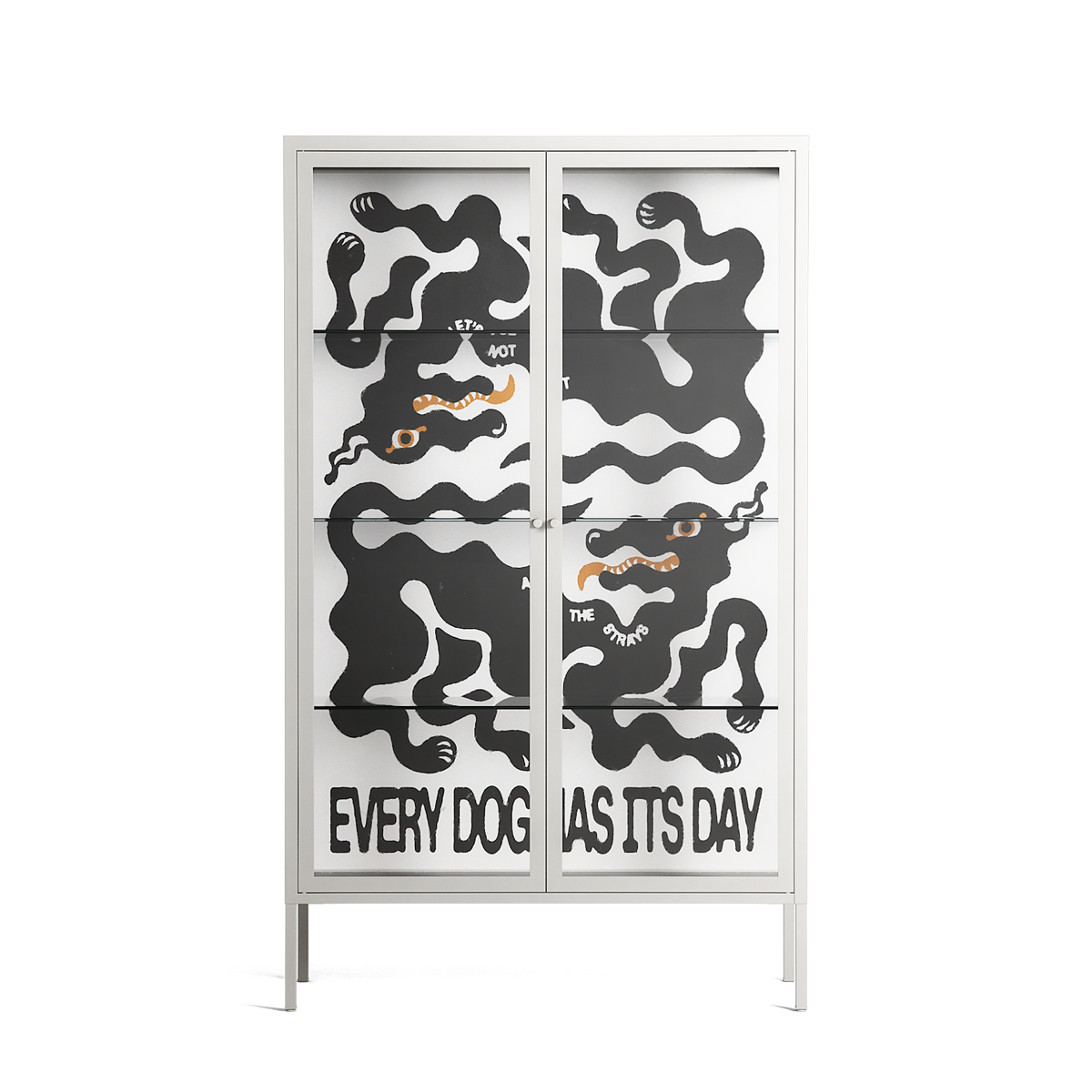 Every Dog - Cabinet - Alexander Khabbazi - Chalk - Clear glass
