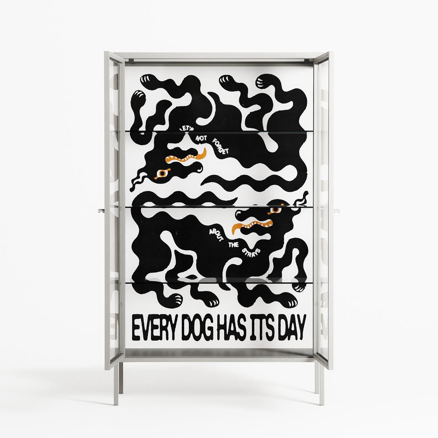 Every Dog - Cabinet - Alexander Khabbazi - Chalk - Clear glass
