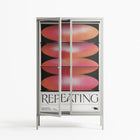 Repeating - Cabinet - Alexander Khabbazi - Chalk - Clear glass