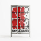 Spring to Summer - Cabinet - Alexander Khabbazi - Chalk - Clear glass
