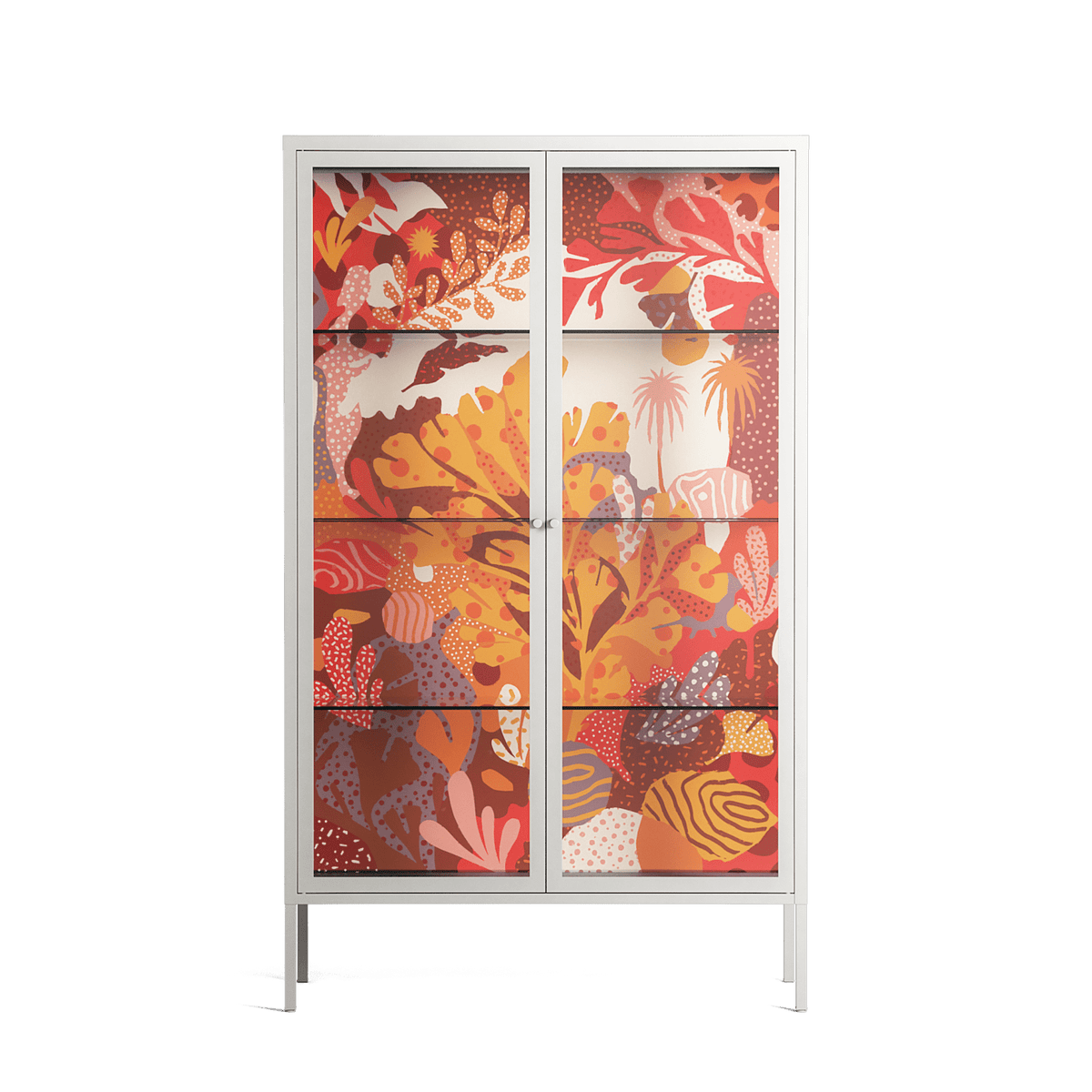 A Bridge Across Time - Cabinet - Nick Liefhebber - Chalk - Clear glass