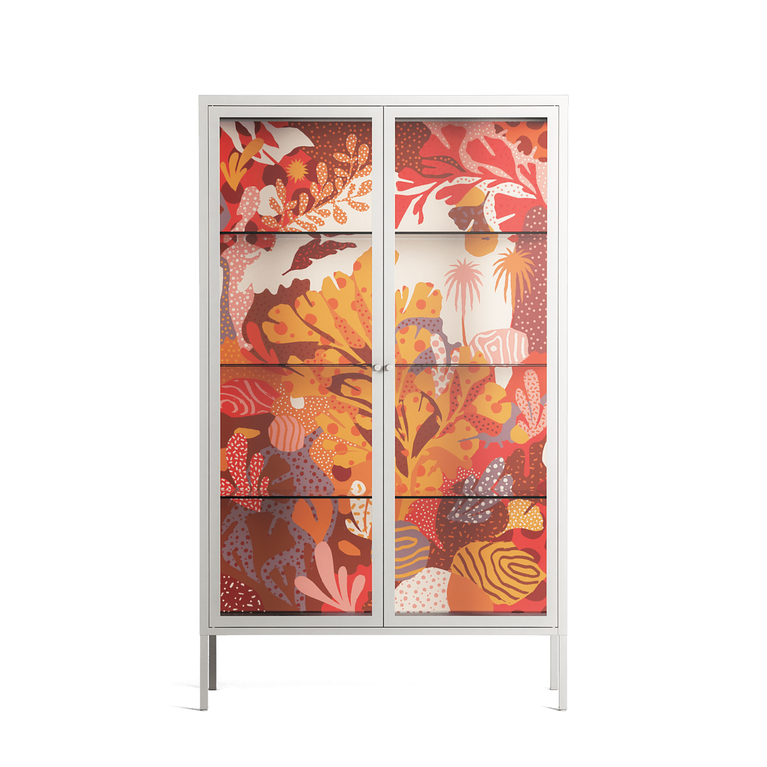 A Bridge Across Time - Cabinet - Nick Liefhebber - Chalk - Clear glass