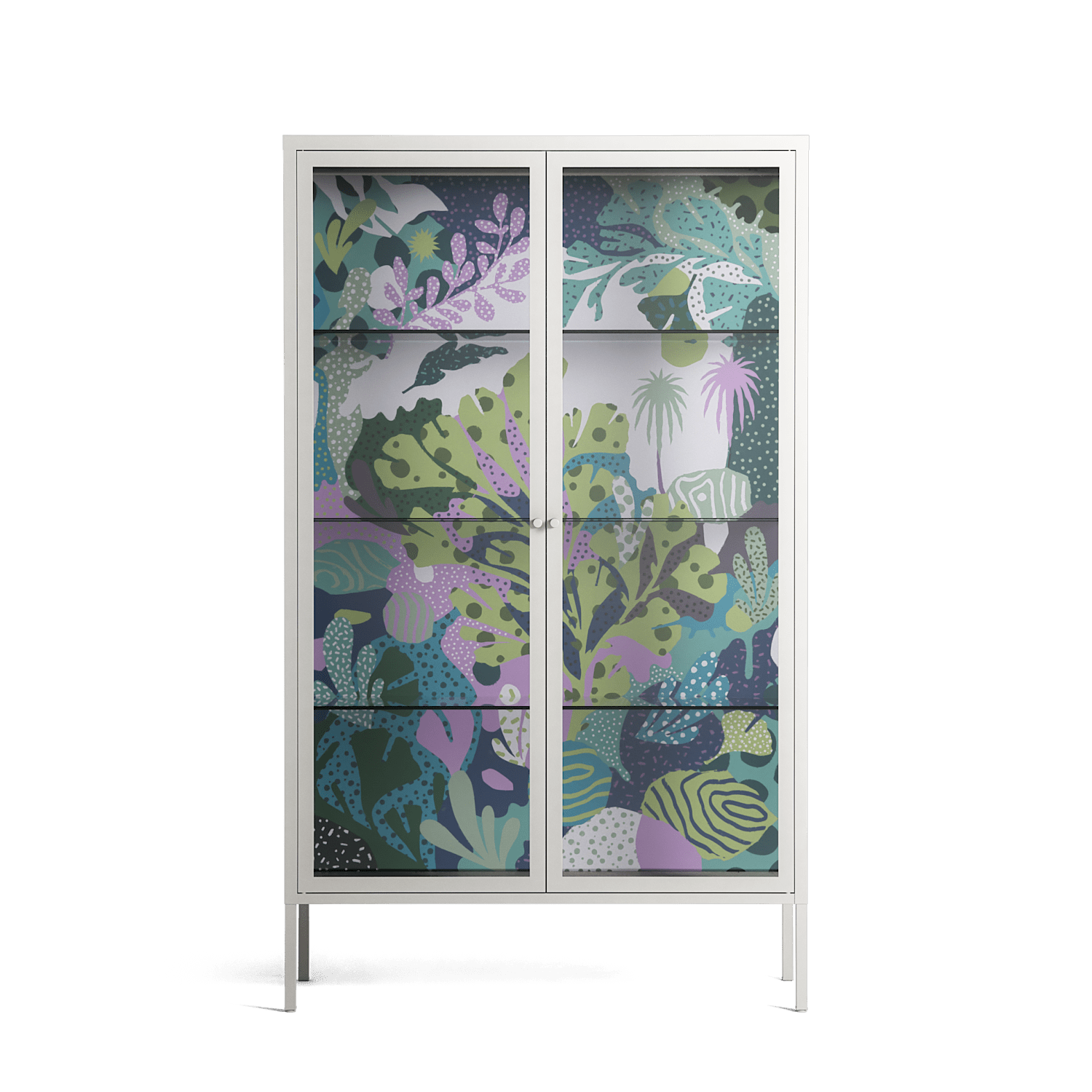 A Bridge Across Time 2 - Cabinet - Nick Liefhebber - Chalk - Clear glass