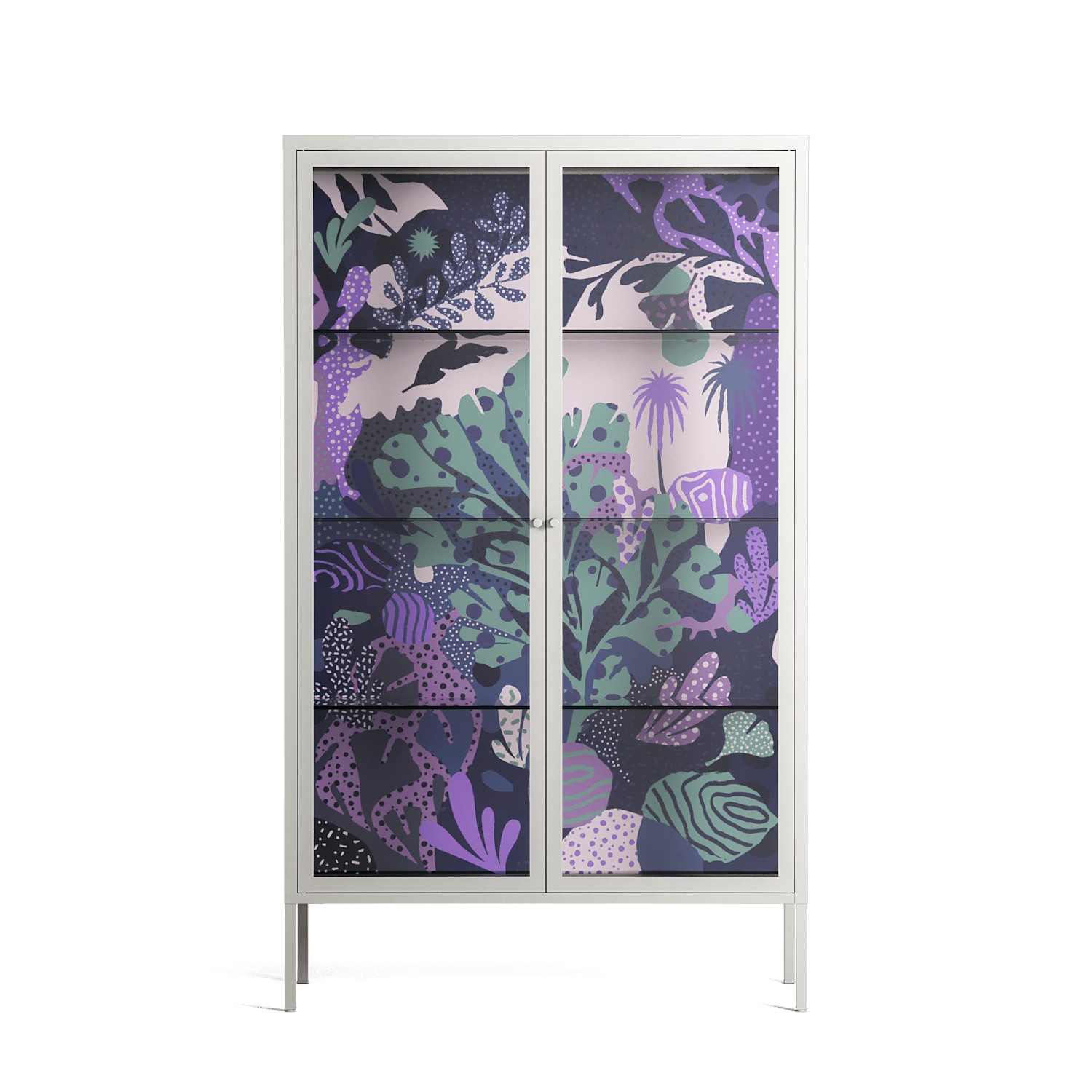 A Bridge Across Time 3 - Cabinet - Nick Liefhebber - Chalk - Clear glass