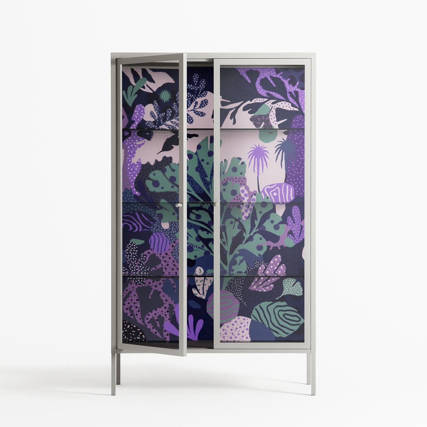 A Bridge Across Time 3 - Cabinet - Nick Liefhebber - Chalk - Clear glass