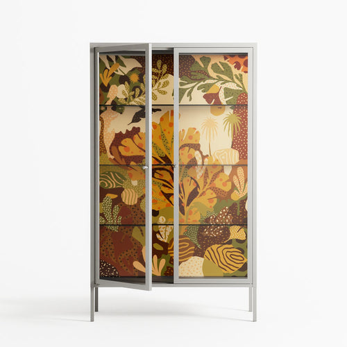 A Bridge Across Time 4 - Cabinet - Nick Liefhebber - Chalk - Clear glass
