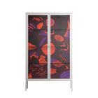 Pebbles 3 - Cabinet - Nick Liefhebber - Chalk - Clear glass