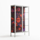 Pebbles 3 - Cabinet - Nick Liefhebber - Chalk - Clear glass