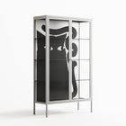 Black Cat - Cabinet - Konrad Blaszczyk - Chalk - Clear glass