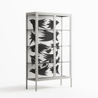 Black Birds - Cabinet - Konrad Blaszczyk - Chalk - Clear glass