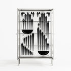 Black Fern - Cabinet - Konrad Blaszczyk - Chalk - Clear glass