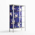 Birds A - Cabinet - Heather Zhou - Chalk - Clear glass