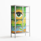 Curiosity - Cabinet - Heather Zhou - Chalk - Clear glass