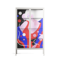 Dream - Cabinet - Heather Zhou - Chalk - Clear glass