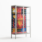 Rise - Cabinet - Heather Zhou - Chalk - Clear glass