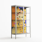 Klimt - Cabinet - Heather Zhou - Chalk - Clear glass