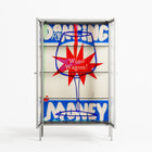 Wino Wagon - Cabinet - Ciara Wade - Chalk - Clear glass