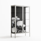 Talk Less Say More - Cabinet - Ciara Wade - Chalk - Clear glass