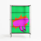 Sit This One Out - Cabinet - Ciara Wade - Chalk - Clear glass