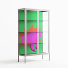 Sit This One Out - Cabinet - Ciara Wade - Chalk - Clear glass