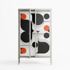 Conserto2 - Cabinet - Vratislav Pecka - Chalk - Clear glass