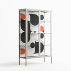 Conserto2 - Cabinet - Vratislav Pecka - Chalk - Clear glass