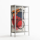 Fuerte - Cabinet - Vratislav Pecka - Chalk - Clear glass