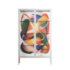 Gloss - Cabinet - Vratislav Pecka - Chalk - Clear glass