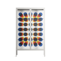 Perspektiva - Cabinet - Vratislav Pecka - Chalk - Clear glass
