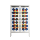 Perspektiva - Cabinet - Vratislav Pecka - Chalk - Clear glass