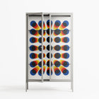 Perspektiva - Cabinet - Vratislav Pecka - Chalk - Clear glass