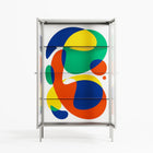 Vibrante - Cabinet - Vratislav Pecka - Chalk - Clear glass