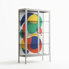 Vibrante - Cabinet - Vratislav Pecka - Chalk - Clear glass