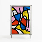 Yo - Cabinet - Vratislav Pecka - Chalk - Clear glass