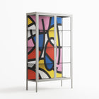 Yo - Cabinet - Vratislav Pecka - Chalk - Clear glass